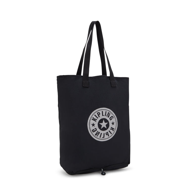 KIPLING Medium foldable tote Female Black Hip Hip Hurray 5 I1572-RT0
