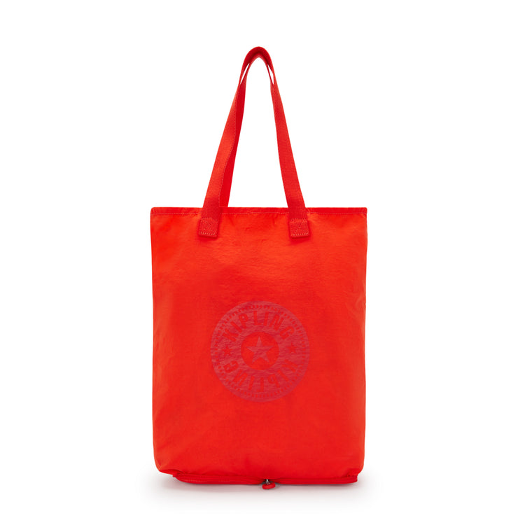 KIPLING Medium foldable tote Unisex Open Orange Hip Hip Hurray 5 I1572-SP1