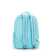 KIPLING Large backpack (with laptop compartment) Female Mermaid Emboss Seoul Lap I2932-62H