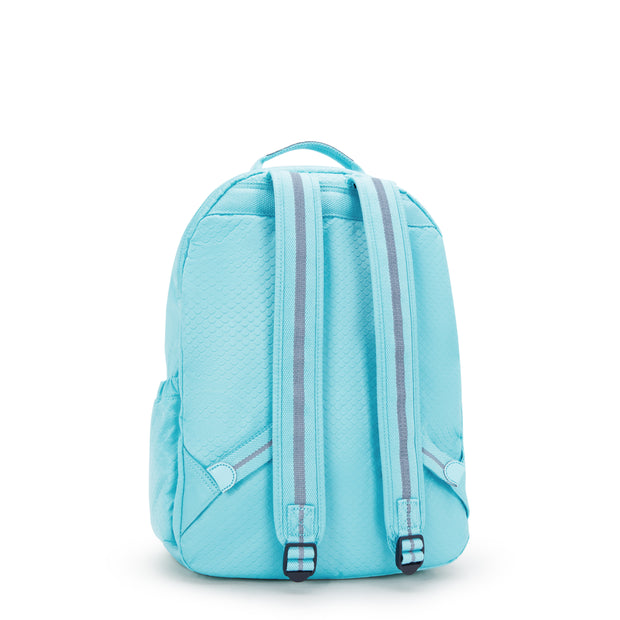 KIPLING Large backpack (with laptop compartment) Female Mermaid Emboss Seoul Lap I2932-62H