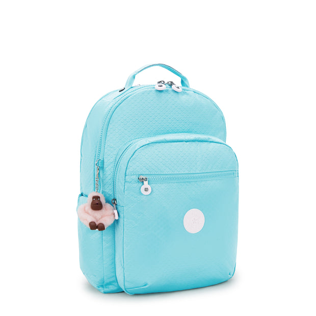 KIPLING Large backpack (with laptop compartment) Female Mermaid Emboss Seoul Lap I2932-62H