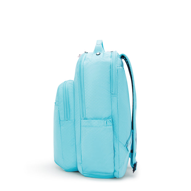 KIPLING Large backpack (with laptop compartment) Female Mermaid Emboss Seoul Lap I2932-62H