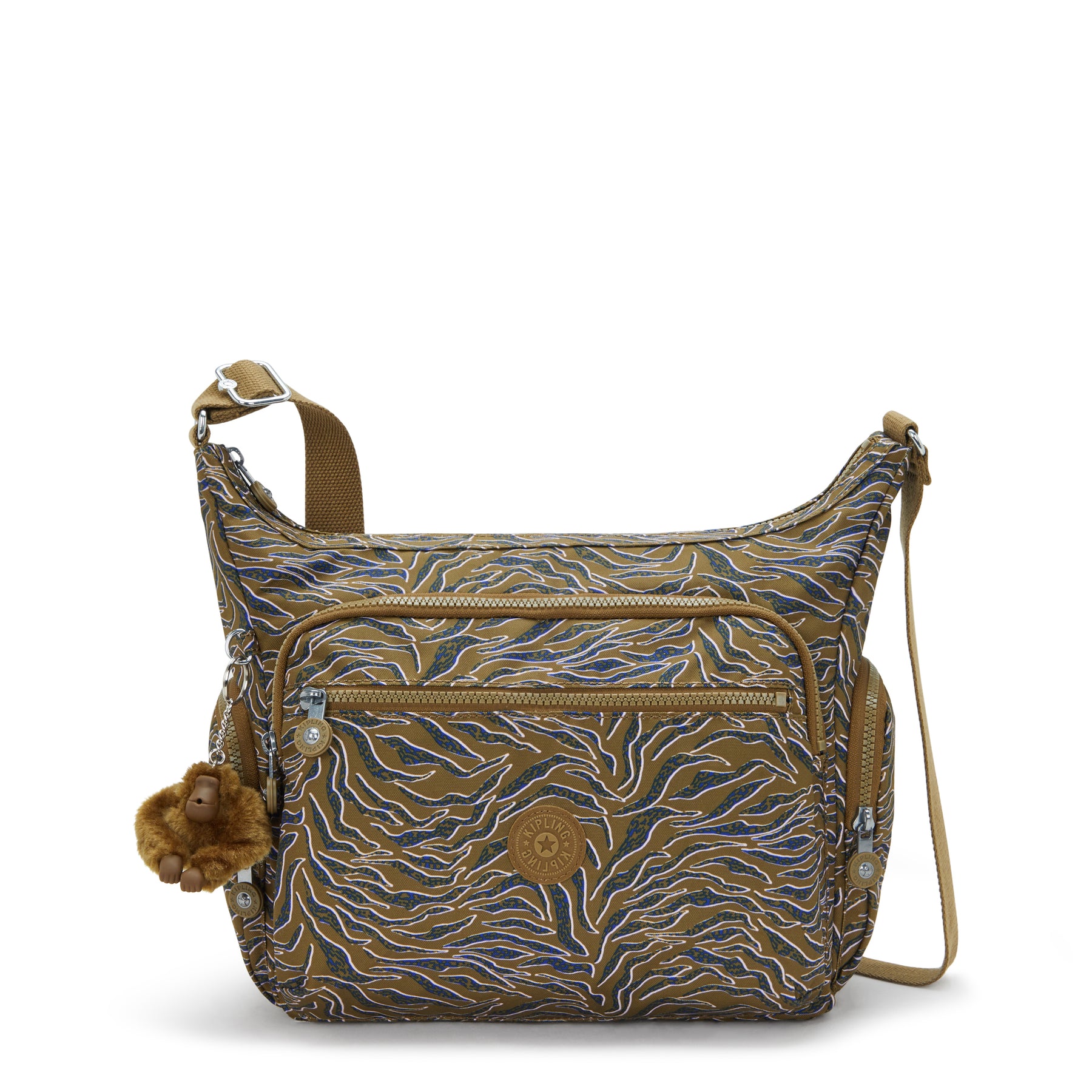 Shop Kipling Undersea Leaves Gabbie Large Crossbody For Female in UAE ...