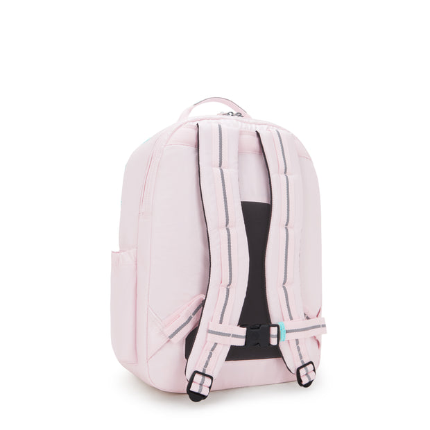 KIPLING Large backpack (with laptop compartment) Female Sea Pink Met Seoul College Extra I3514-52J