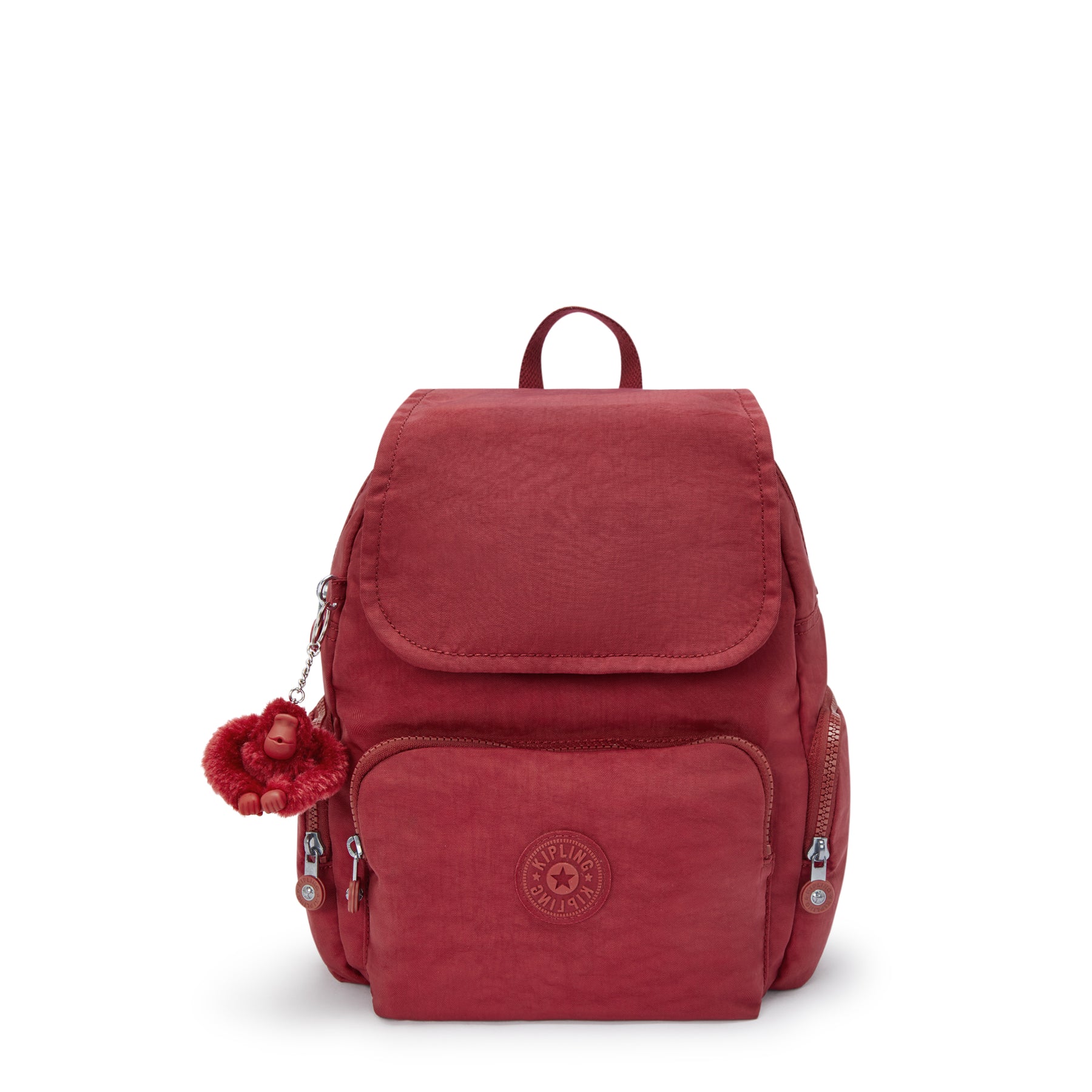 Kipling Rucksacks Ladies KIPLING Small backpack Female Funky Red City Zip S I3523-4SS