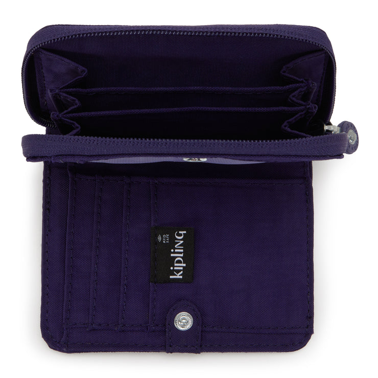 KIPLING Medium Wallet Female Moonlit Blue Money Love I3738-4GA