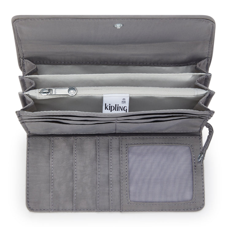 KIPLING Large wallet Female Inviting Grey Money Land I4191-8DH