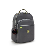 KIPLING Large backpack (with laptop compartment) Unisex Back to Grey Seoul Lap I4275-1DX