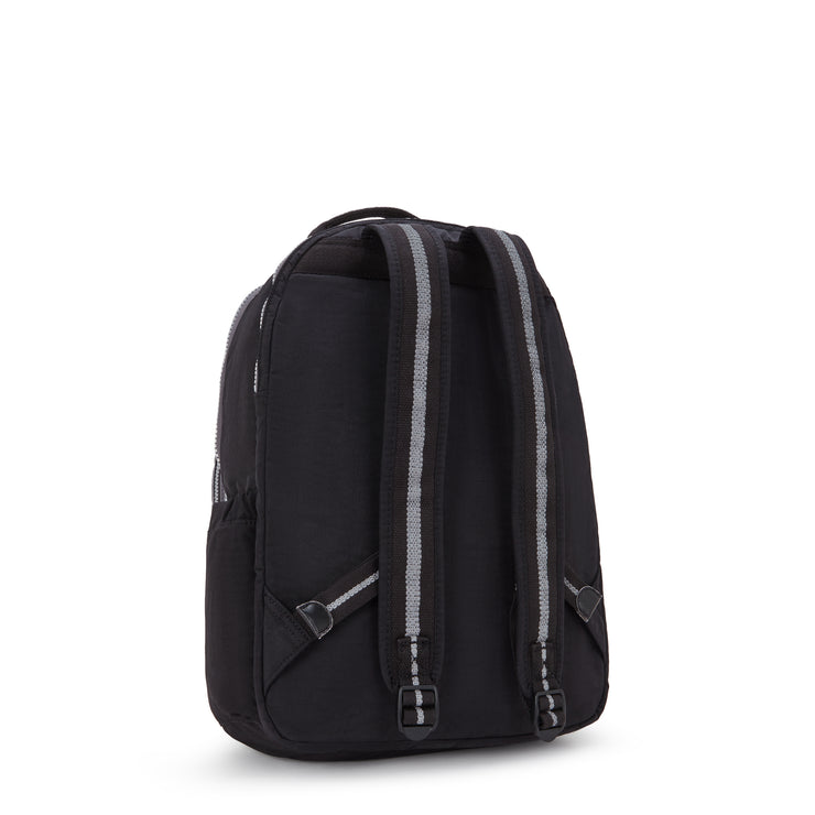KIPLING Large backpack (with laptop compartment) Unisex Space Black Bl Seoul Lap I4275-2GX