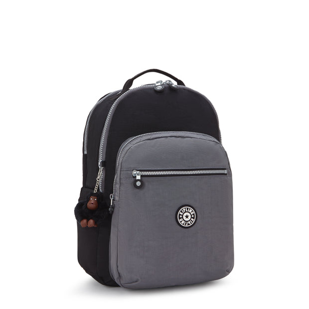 KIPLING Large backpack (with laptop compartment) Unisex Space Black Bl Seoul Lap I4275-2GX