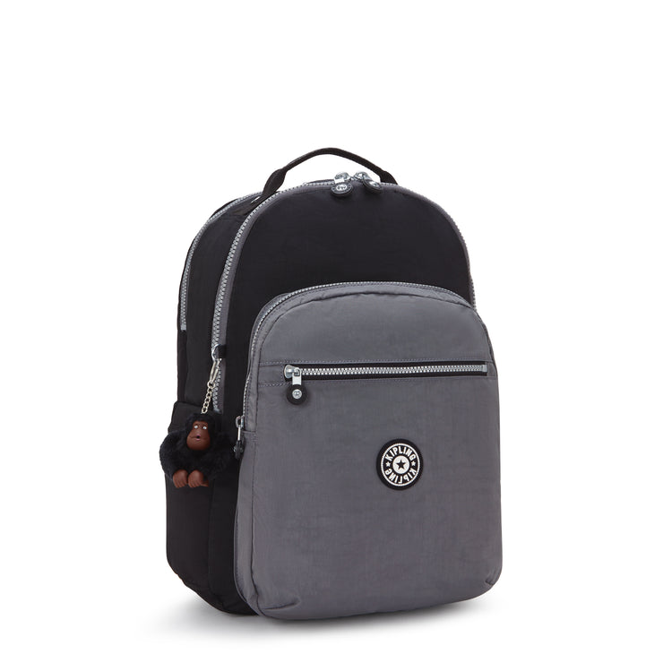 KIPLING Large backpack (with laptop compartment) Unisex Space Black Bl Seoul Lap I4275-2GX