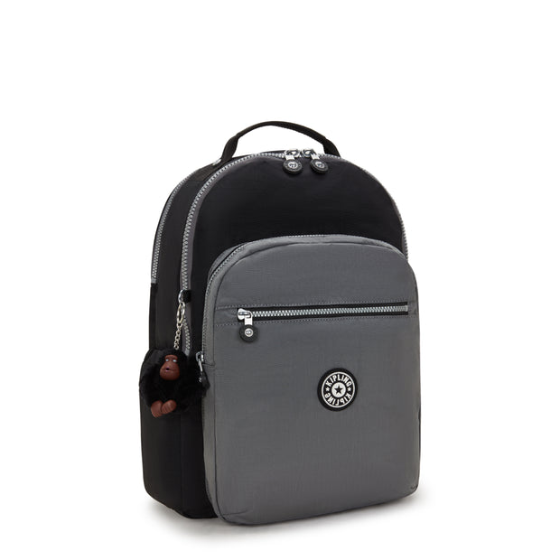 KIPLING Large backpack (with laptop compartment) Unisex Space Black Bl Seoul Lap I4275-2GX