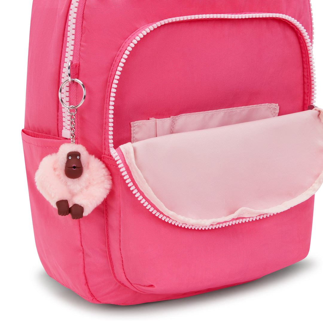 KIPLING Small Backpack (With Laptop Protection) Female Happy Pink C Se - Main Image