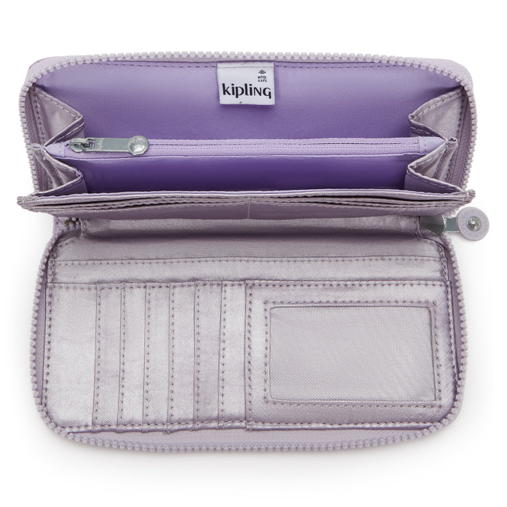 KIPLING Large wallet Female Lilac Moon Met Money World I4464-4HT