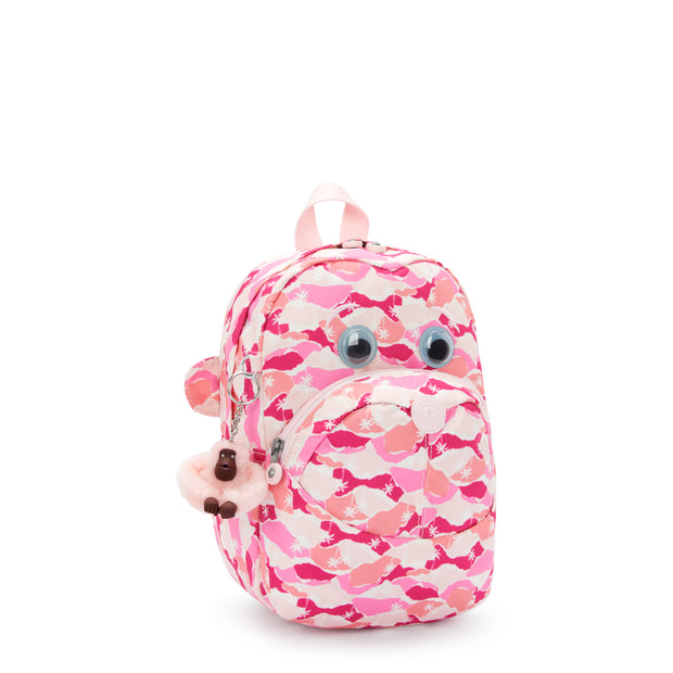 KIPLING Kids backpack Female Pink Palm Faster I4503-1BV