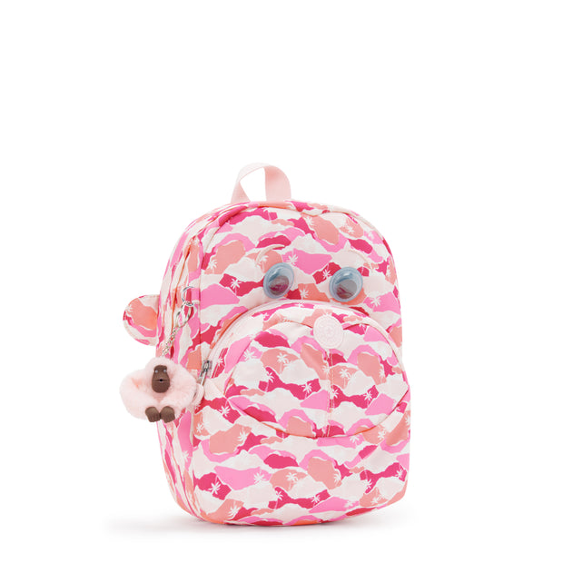 KIPLING Kids backpack Female Pink Palm Faster I4503-1BV
