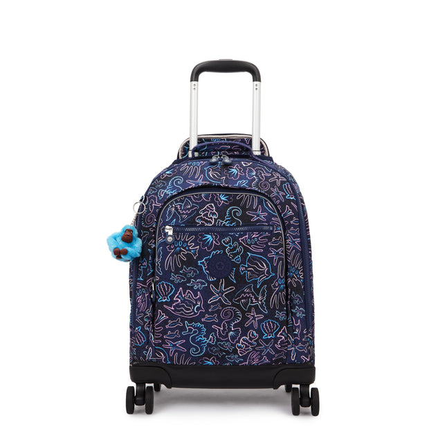 KIPLING Large wheeled backpack (with laptop compartment) Unisex Disco Fish New Zea I4674-4FK