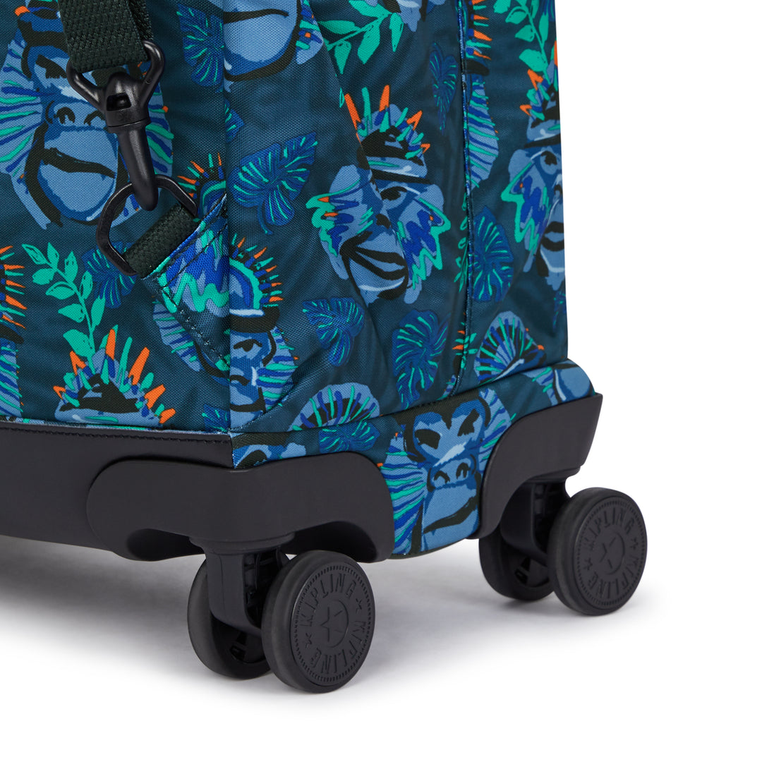 KIPLING Large wheeled backpack (with laptop protection) Unisex Blue Mo