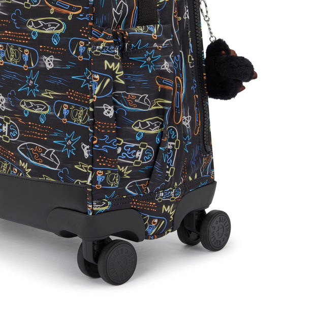 KIPLING Large wheeled bag Unisex Neon Skate New Storia I4847-71M