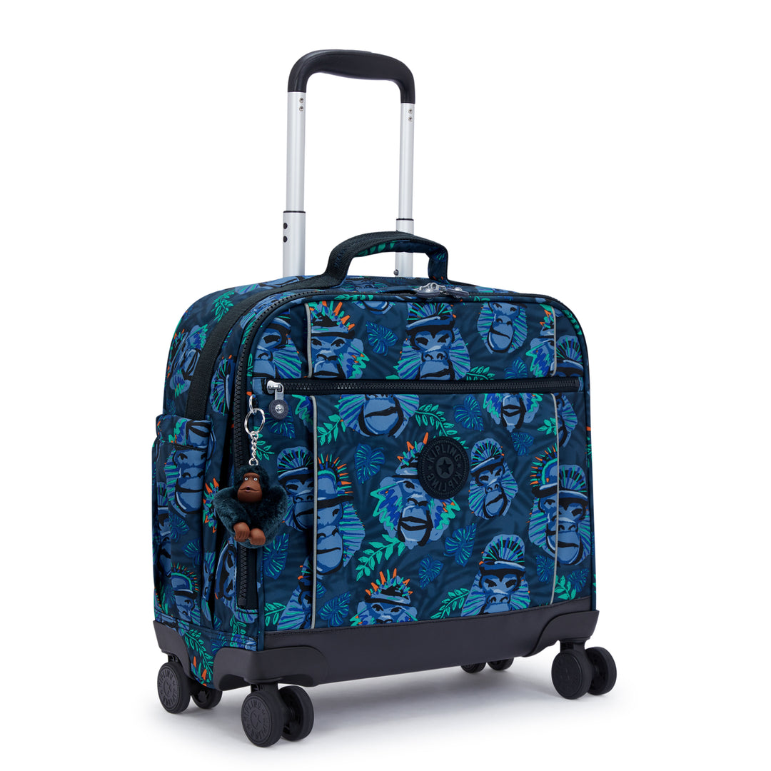 KIPLING Large wheeled bag Unisex Blue Monkey Fun New Storia - I4847-8H