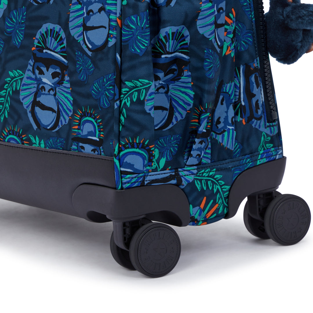 KIPLING Large wheeled bag Unisex Blue Monkey Fun New Storia - I4847-8H