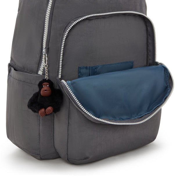 KIPLING Large backpack Unisex Back To Grey Seoul I5140-1DX