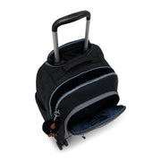 KIPLING Large wheeled backpack (with laptop compartment) Unisex Space Black Bl New Zea I5246-2GX