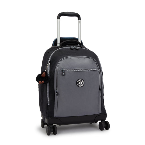 KIPLING Large wheeled backpack (with laptop compartment) Unisex Space Black Bl New Zea I5246-2GX