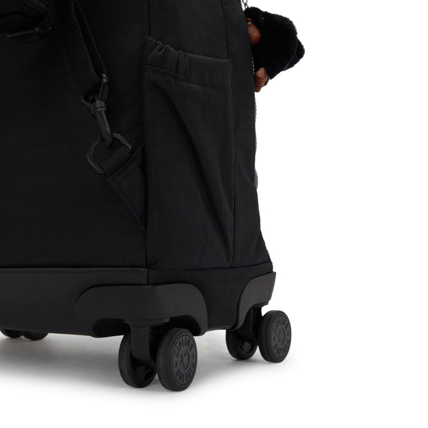 KIPLING Large wheeled backpack (with laptop compartment) Unisex Space Black Bl New Zea I5246-2GX
