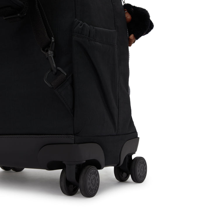 KIPLING Large wheeled backpack (with laptop compartment) Unisex Space Black Bl New Zea I5246-2GX