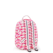 KIPLING Small backpack (with tablet compartment) Female Pink Palm Seoul S I5357-1BV