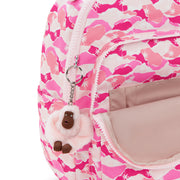 KIPLING Small backpack (with tablet compartment) Female Pink Palm Seoul S I5357-1BV