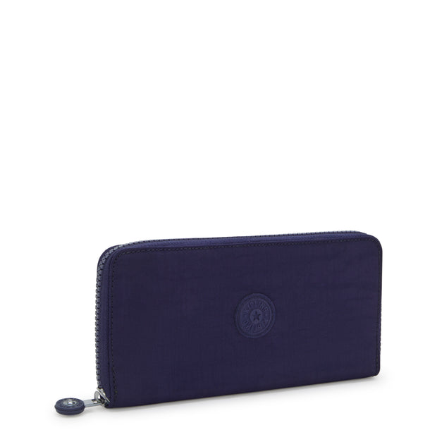 KIPLING Large wallet Female Moonlit Blue Money World I5411-4GA