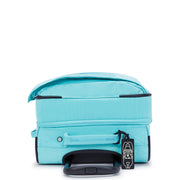 Kipling Small Cabin Size Wheeled Luggage Female Deepest Aqua Spontaneous S