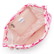 KIPLING Medium backpack (with drawstring) Female Pink Palm Supertaboo I5637-1BV