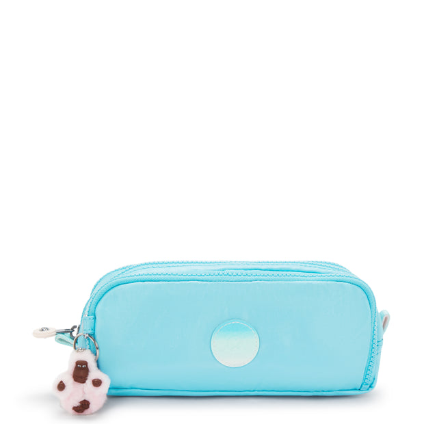 KIPLING Large pencase Female Sea Blue Met Gitroy I5702-52D