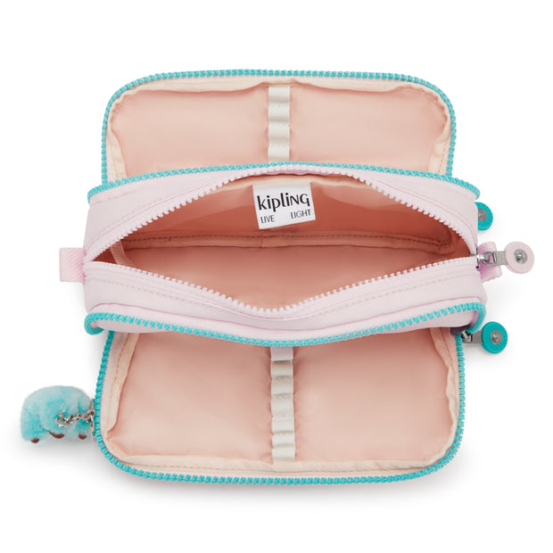 KIPLING Large pencase Female Sea Pink Met Gitroy I5702-52J