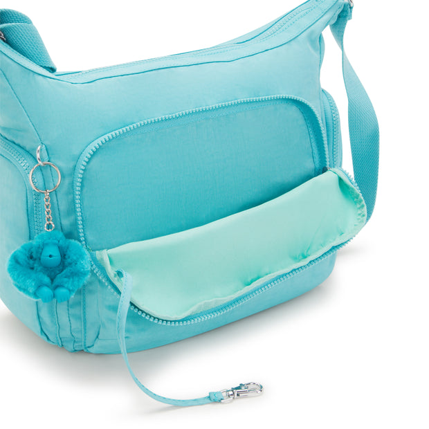Kipling Large Crossbody Bag With Adjustable Straps Female Deepest Aqua Gabb  -  I5740-T6E