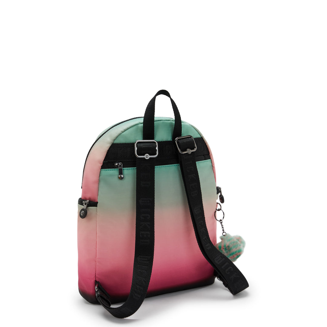 Wicked Kipling gradient magic pink green backpack NWT! Kipling Wicked Gradient Magic Bina Medium Shoulder Bag NWT  main image 4