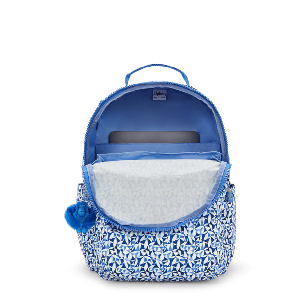 KIPLING Large backpack Female Crazy Leaves Seoul I6269-1DU