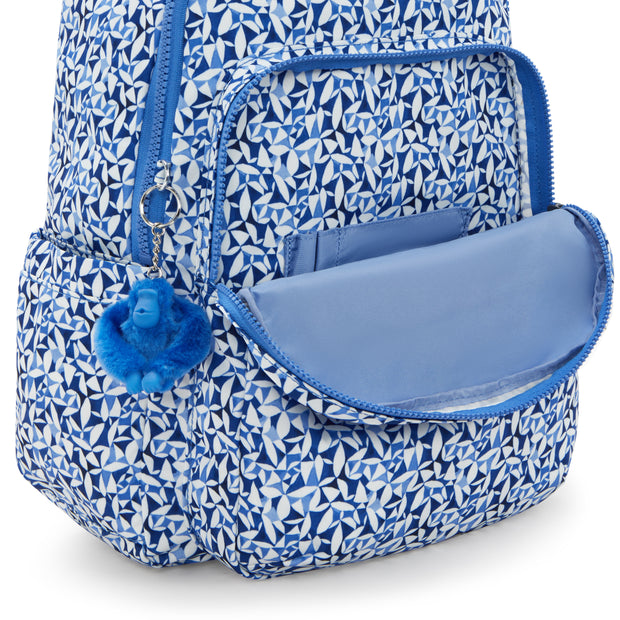 KIPLING Large backpack Female Crazy Leaves Seoul I6269-1DU
