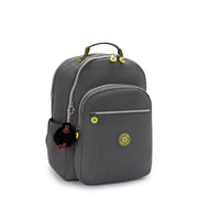KIPLING Large backpack (with laptop compartment) Unisex Back to Grey Seoul College Extra I6350-1DX