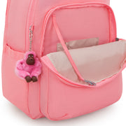 KIPLING Large backpack (with laptop compartment) Female Coral Sea Seoul College Extra I6350-24O