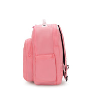KIPLING Large backpack (with laptop compartment) Female Coral Sea Seoul College Extra I6350-24O