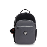KIPLING Large backpack (with laptop compartment) Unisex Space Black Bl Seoul College Extra I6350-2GX