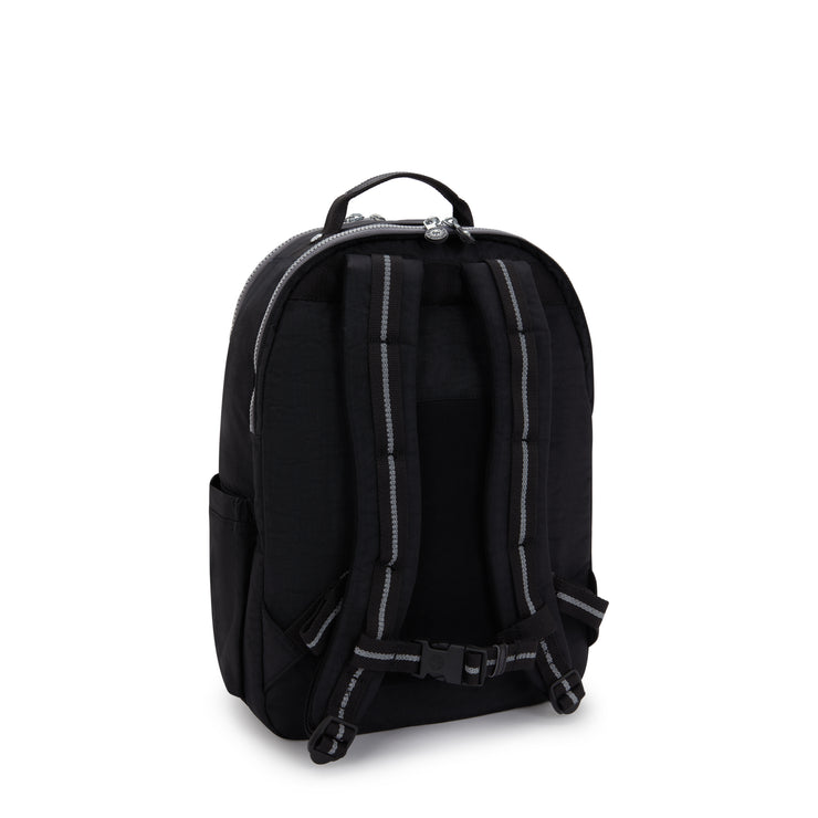 KIPLING Large backpack (with laptop compartment) Unisex Space Black Bl Seoul College Extra I6350-2GX