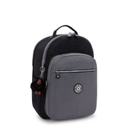 KIPLING Large backpack (with laptop compartment) Unisex Space Black Bl Seoul College Extra I6350-2GX