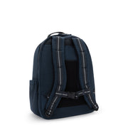 KIPLING Large backpack (with laptop compartment) Unisex True Blue Tonal Seoul College Extra I6350-4DX