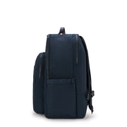 KIPLING Large backpack (with laptop compartment) Unisex True Blue Tonal Seoul College Extra I6350-4DX