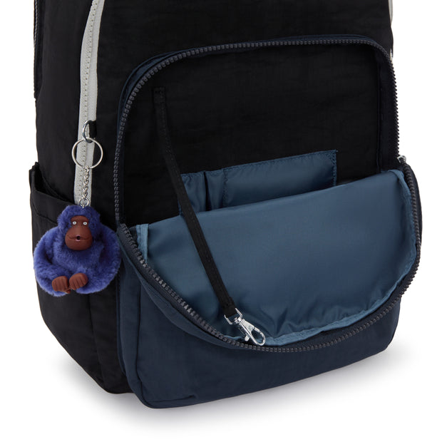 KIPLING Large backpack (with laptop compartment) Unisex True Block Seoul College Extra I6350-74Q